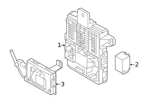 Electrical Components for 2017 Hyundai Santa Fe #1