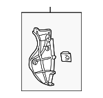 525910R010 - Body: Side Seal for Toyota: RAV4 Image