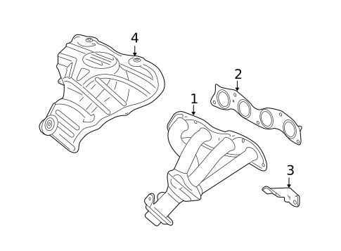 Exhaust Manifold for 2008 Honda Fit #0