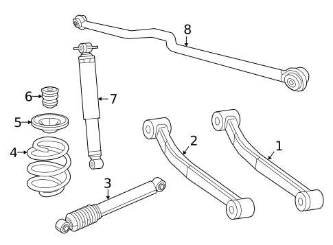 Rear Suspension for 2022 Jeep Gladiator #0