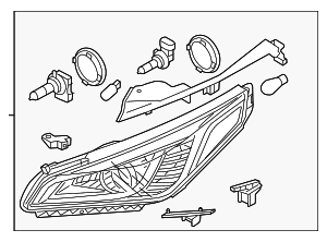 92101C2050 - : Headlamp Assembly for Hyundai Image