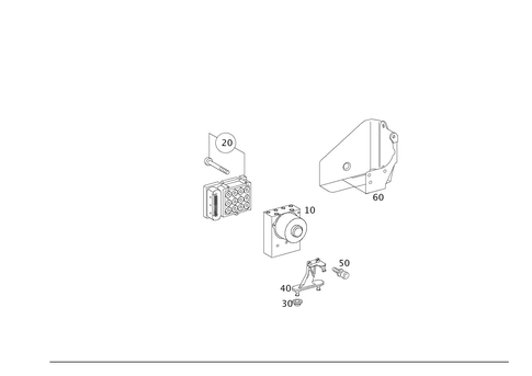 Hydraulic Unit for 2006 Mercedes-Benz SLK280 #0
