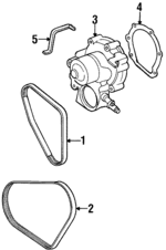 21116AA020 - : Water Pump Seal for Subaru Image