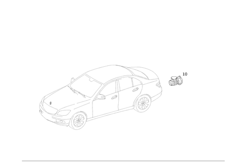 Trailer Coupling for 2010 Mercedes-Benz C300 #0