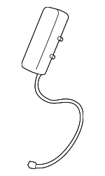 739300E040 - : Rear Seat Air Bag for Lexus: RX350, RX350h, RX450h+, RX500h Image