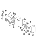 5120249AA - Electrical: Wiring Harness Retainer for Dodge: Sprinter 2500, Sprinter 3500 Image