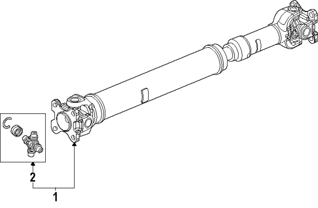 372007KA0A - : Drive Shaft for INFINITI: QX80 Image