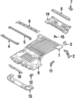 8943164553 - : Rear Floor Pan for Isuzu Image