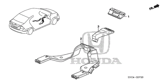 Duct for 2007 Honda Civic #0