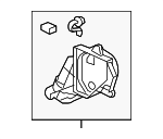 76204SLNA01 - Body: Bracket for Honda: Fit Image