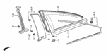 90102SA7003 - Body/Air Conditioning: SCREW, TAPPING (5X16) for Honda Image
