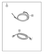 82206489 - Mopar Accessories - Component Parts: Satelite Receiver Install Kit for Jeep: Grand Cherokee, Liberty Image