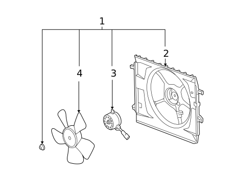 Cooling Fan for 2010 Chevrolet HHR #0