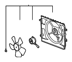 25784660 - Cooling System: Fan Assembly for Chevrolet: HHR Image