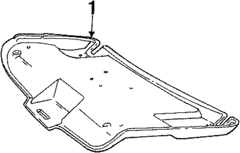 Interior Trim - Trunk for 1996 Mercury Grand Marquis #0