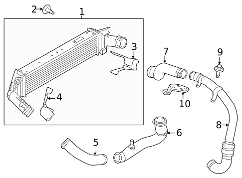 Intercooler for 2012 Ford Explorer #0