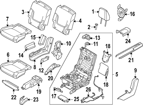 Second Row Seats for 2025 INFINITI QX80 #0