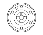 529100W920 - Suspension: Spare Wheel for Hyundai: Santa Fe, Santa Fe Sport Image