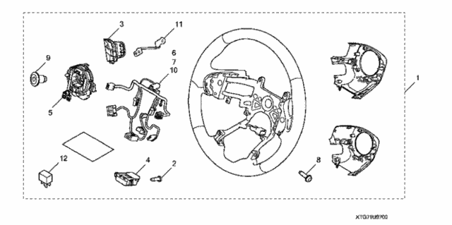 Heated Steering Wheel (1) for 2016 Honda Pilot #0