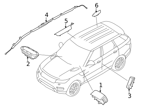 Air Bag Components for 2022 Land Rover Range Rover Sport #0