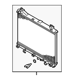1770066J10 - Cooling System: Radiator Assembly for Suzuki Image