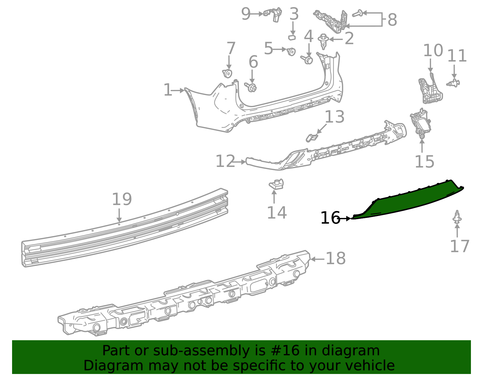 パーツ shinyea 52151-0E110 - Extension Panel 2020-2025 Toyota Highlander