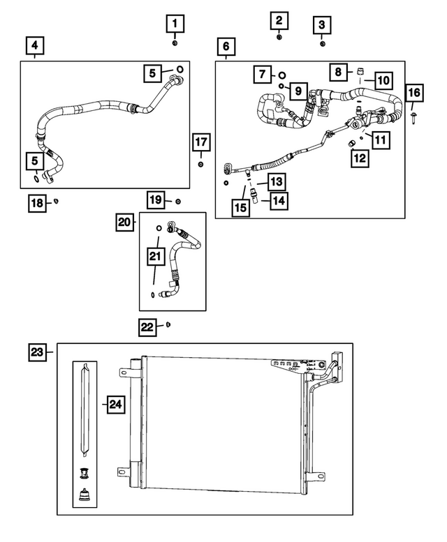 6507484AA - Air Conditioners and Heaters: Nut for Mopar Image