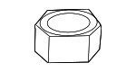 1326210007K - Suspension: Suspension Shock Absorber Mount Nut for Kia Image