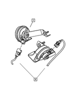 5029265AC - Electrical: Horn And Bracket for Mopar Image