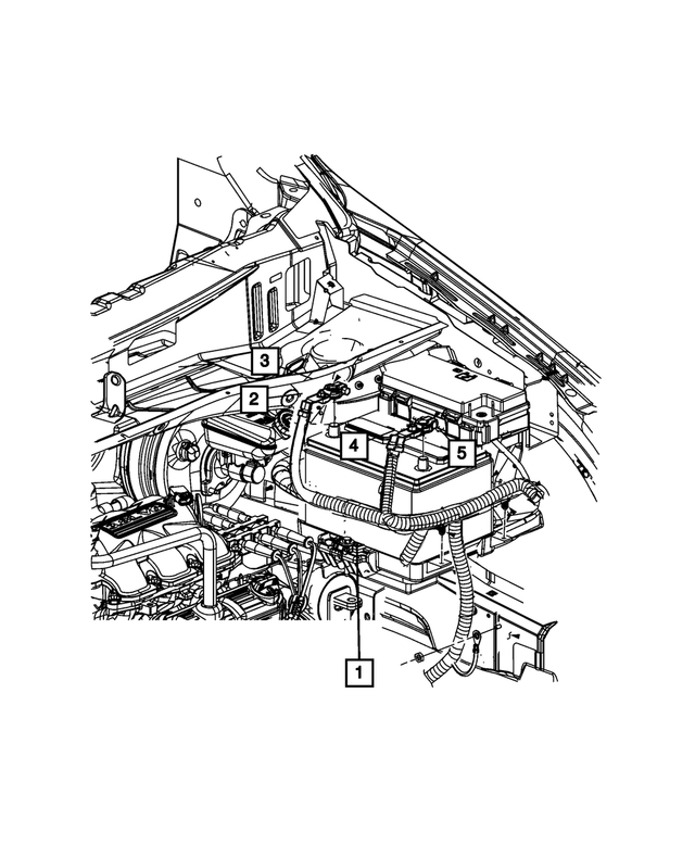 68226705AA - : Battery Cable Nut for Mopar Image