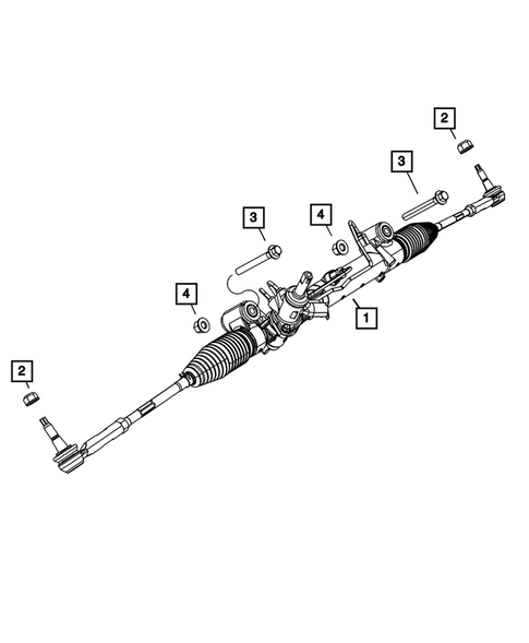 Steering Gear for 2015 Dodge Challenger #1