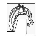 7455231MA00 - : Wheelhouse Liner for Acura Image