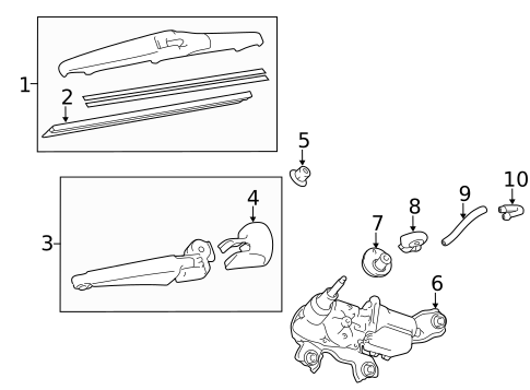 Wipers for 2016 Lexus CT200h #1