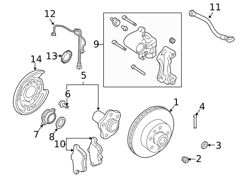 Anti-Lock Brakes for 2003 INFINITI G35 #4