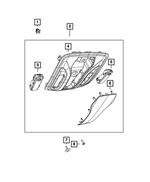 6EY71PD2AC - Interior Trim: Overhead Console for Mopar Image