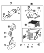 6508533AA - Fuel: Hex Flange Head Screw, Mounting for Chrysler: Aspen | Dodge: Durango, Ram 2500, Ram 3500 | Ram: 2500, 3500 Image