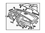 77100THRA02ZA - Body: Instrument Panel for Honda: Odyssey Image