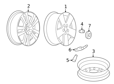 Wheels for 2009 Saturn Aura #0
