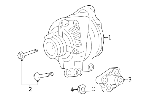 Alternator for 2013 Land Rover LR4 #0