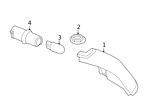 Side Marker Lamps for 2014 Mini Cooper Countryman #0