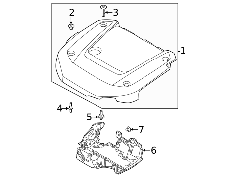 Engine Appearance Cover for 2022 Volvo S90 #0