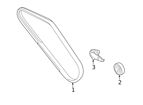 Belts & Pulleys for 2001 Kia Optima #0