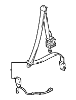 91174969 - Electrical: Front Belt Assembly for Chevrolet: Tracker Image