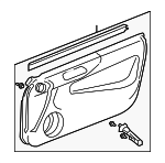 83550S3YA02ZA - Body: Door Trim Panel for Honda: Insight Image