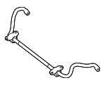2043232865 - Suspension: Stabilizer Bar for Mercedes-Benz Image