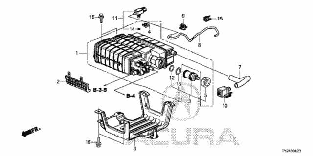 Canister (2WD) (1) for 2017 Acura RLX #0