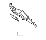 84750S8BC0NNB - Body: Instrument Panel Knee Bolster for Hyundai Image