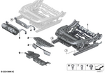 52107470862 - Seats: Seat Mechanism Right for BMW: 840i, 840iX, BMW ALPINA B8, M8, M850iX Image image