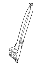 8G1Z54611B08AD - Electrical: Seat Belt Assembly for Ford: Taurus, Taurus X | Mercury: Sable Image