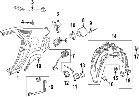 Fuel Door for 2024 Acura Integra #0